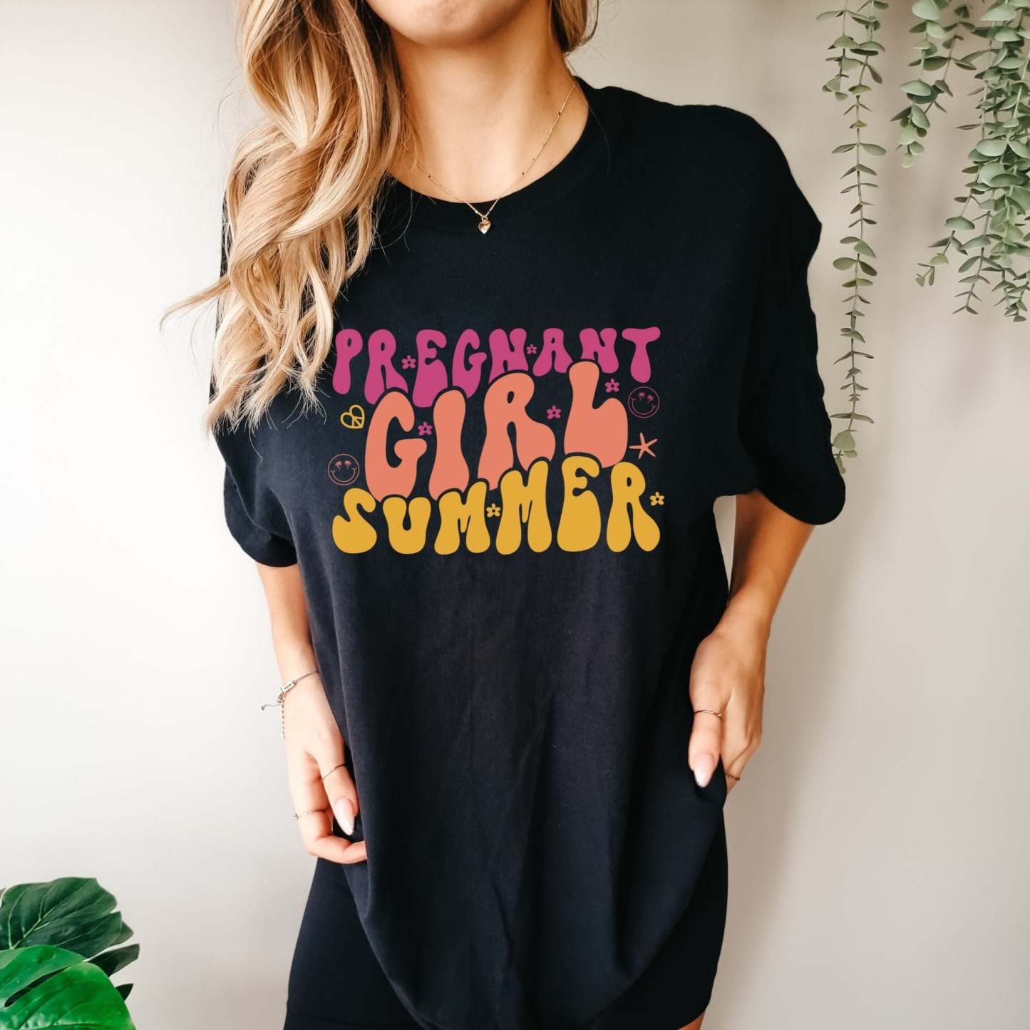 Pregnant Girl Summer Shirt