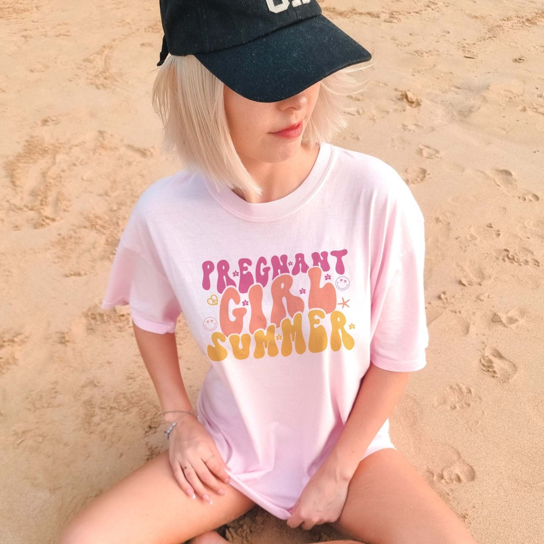 Pregnant Girl Summer Shirt