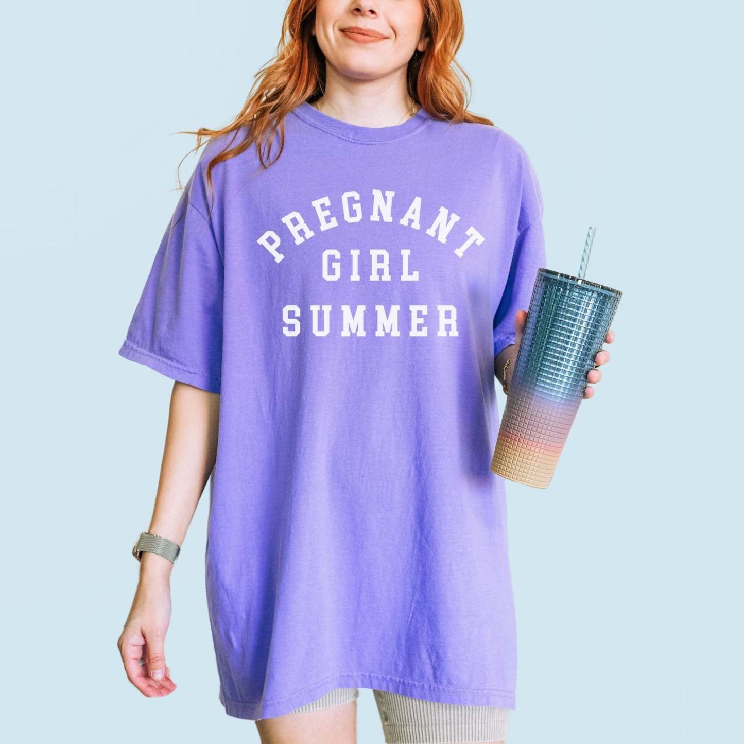 Pregnant Girl Summer Shirt