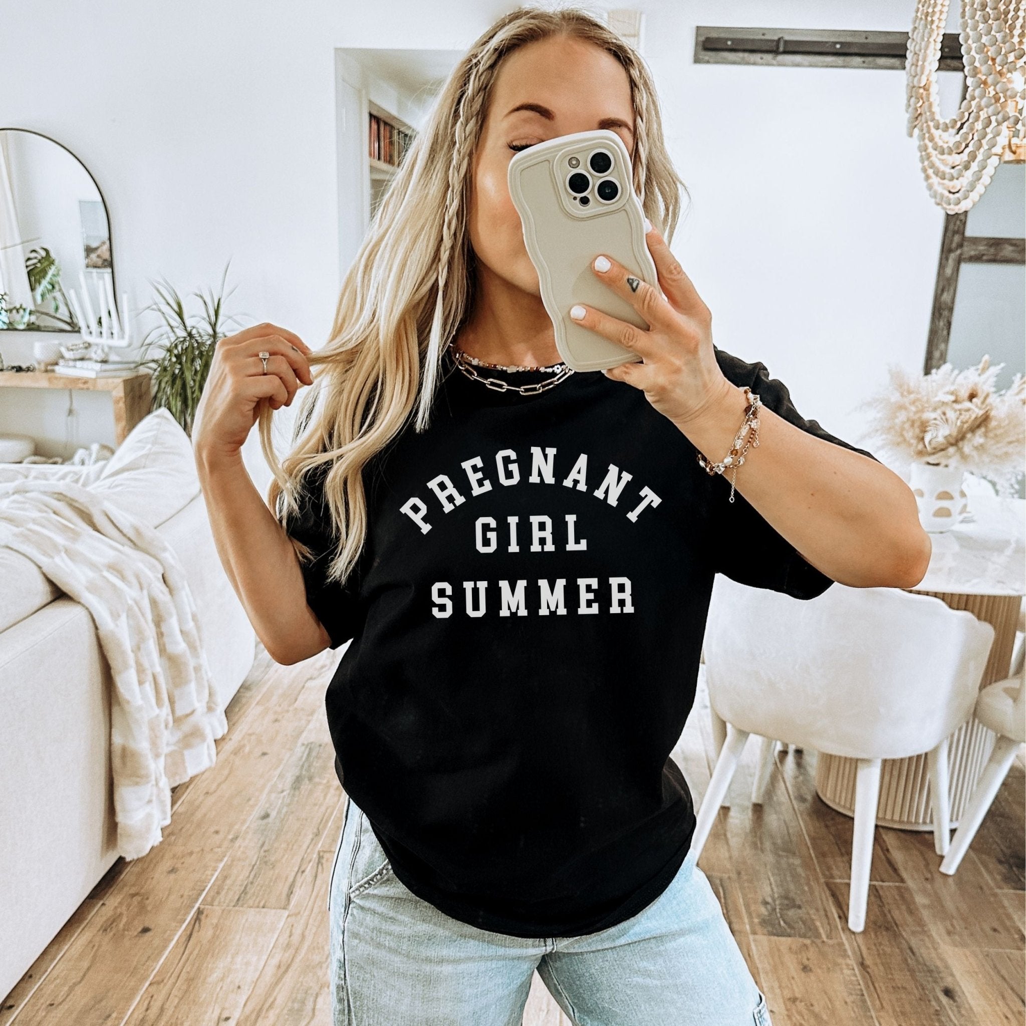 Pregnant Girl Summer Shirt