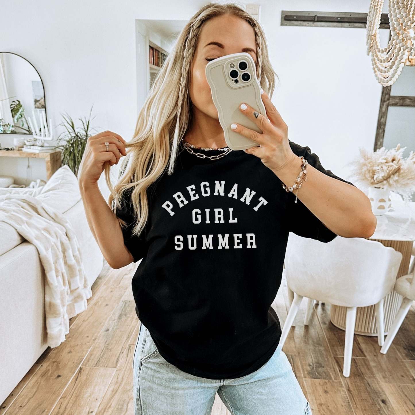 Pregnant Girl Summer Shirt