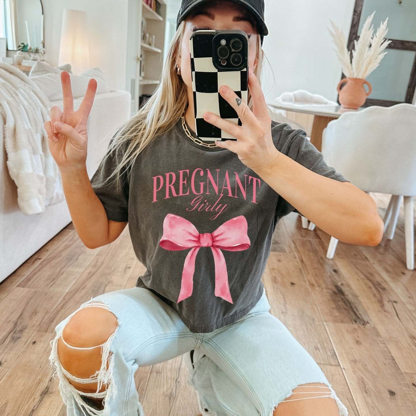 Pregnant Girly Shirt