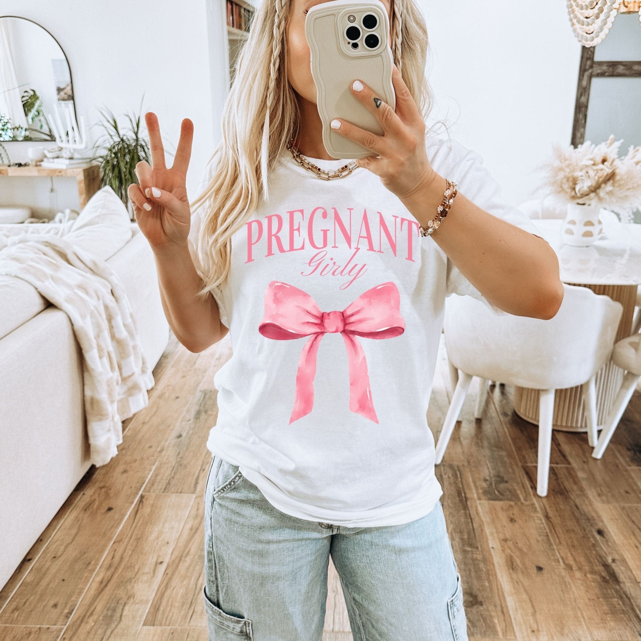 Pregnant Girly Shirt