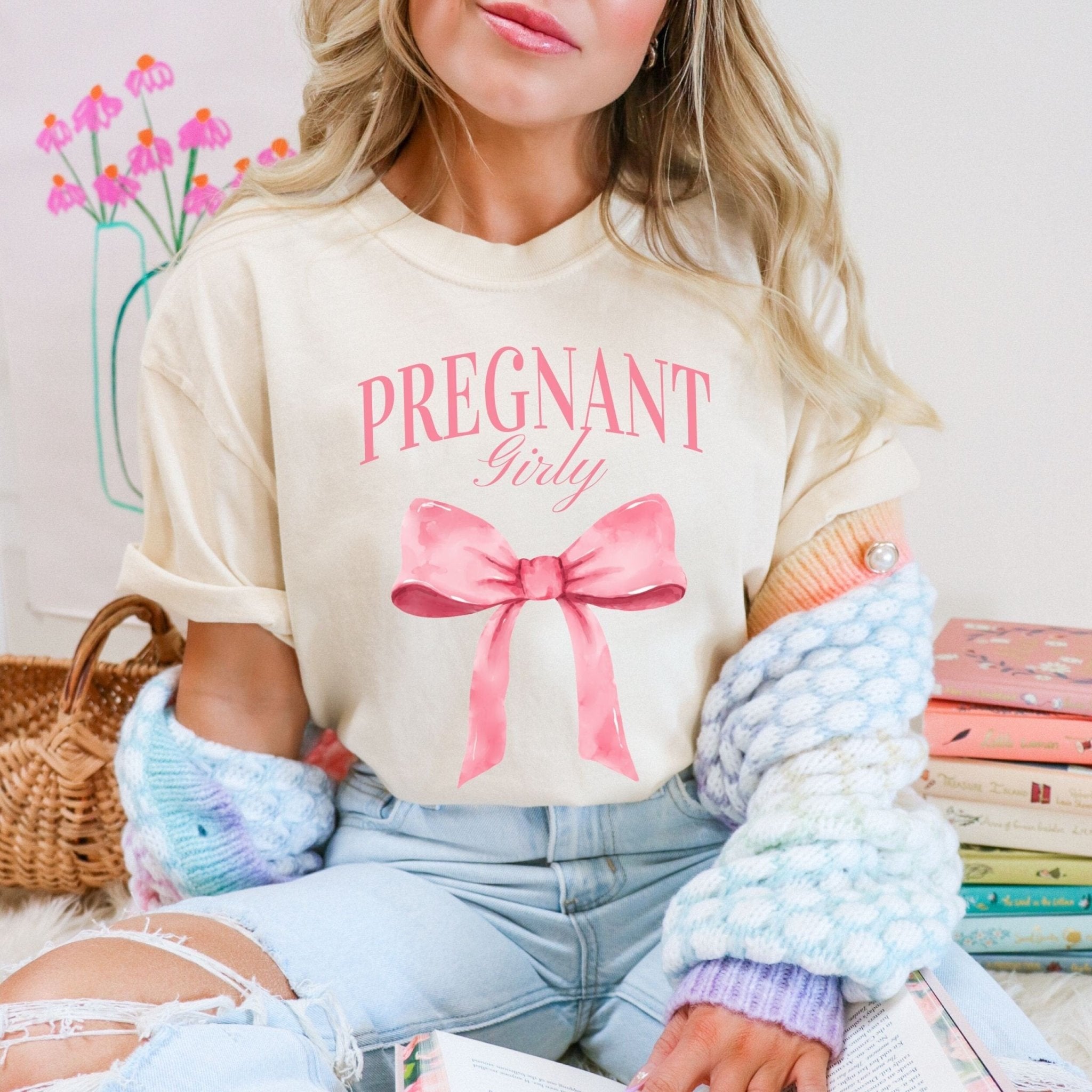Pregnant Girly Shirt
