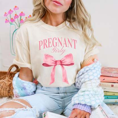 Pregnant Girly Shirt