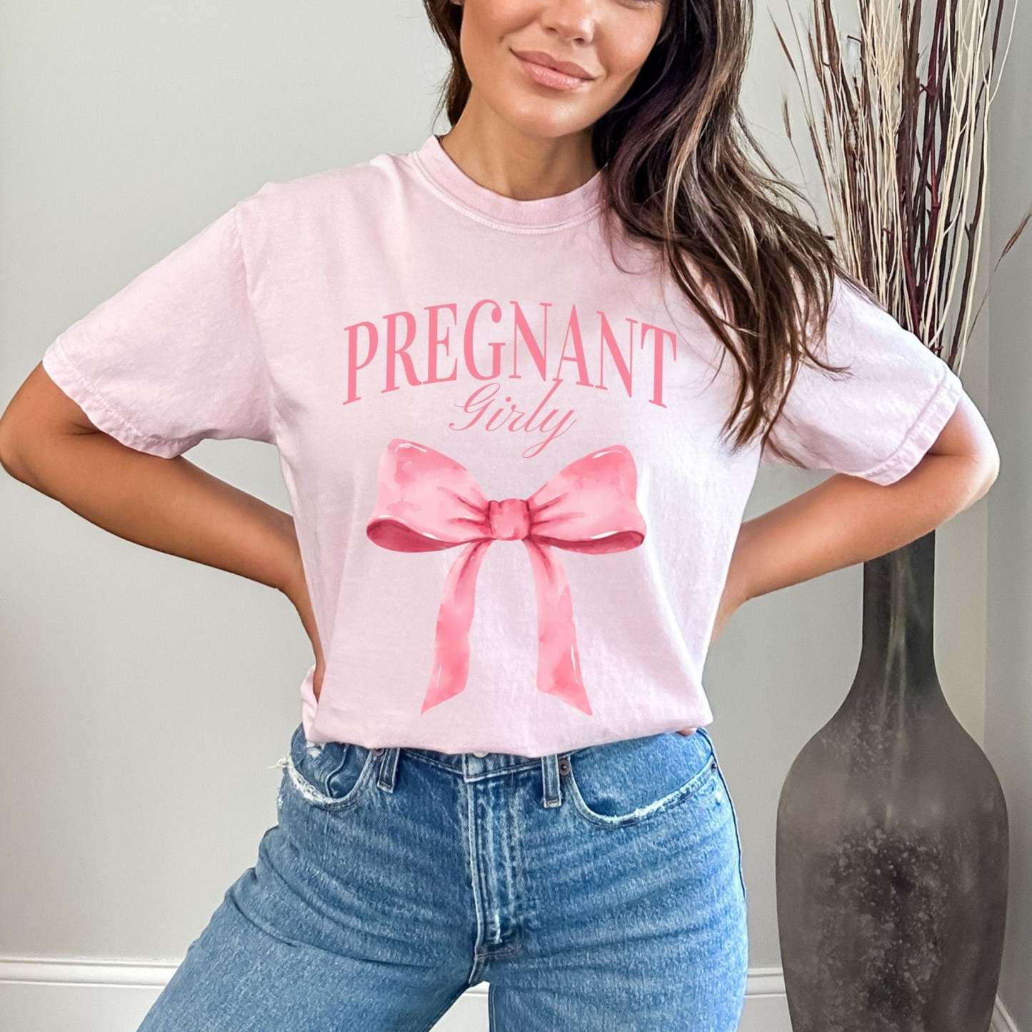 Pregnant Girly Shirt