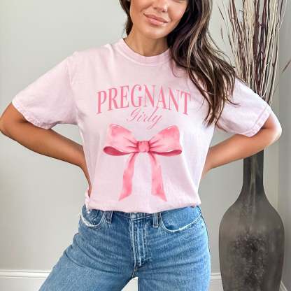 Pregnant Girly Shirt