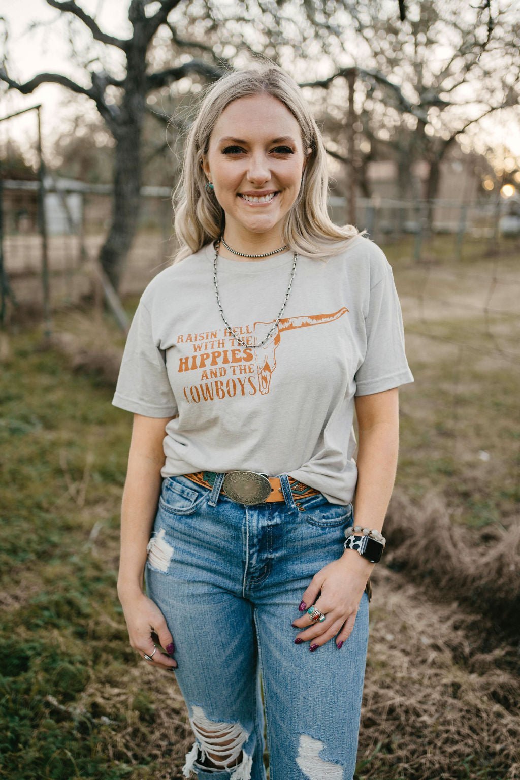 Raisin Hell Bull Skull Graphic Tee