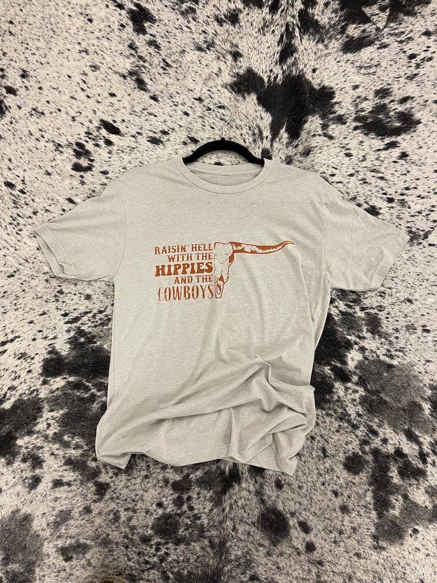 Raisin Hell Bull Skull Graphic Tee