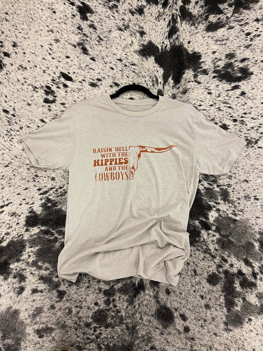 Raisin Hell Bull Skull Graphic Tee