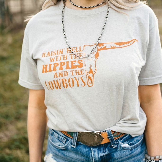 Raisin Hell Bull Skull Graphic Tee