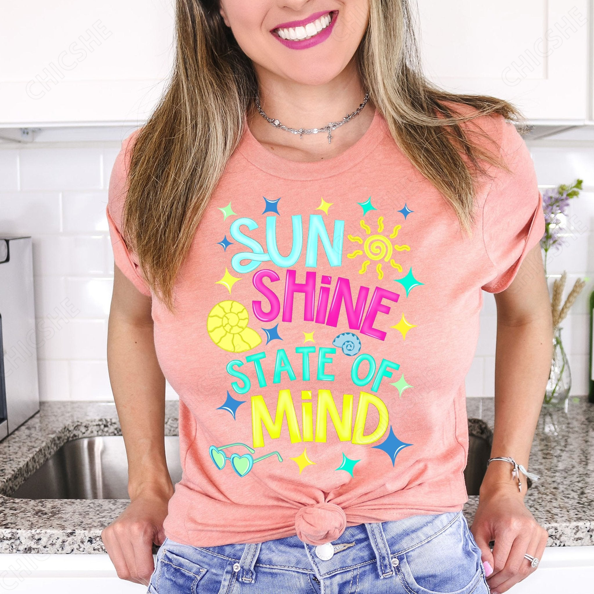 Sunshine State of Mind Beach T-Shirt