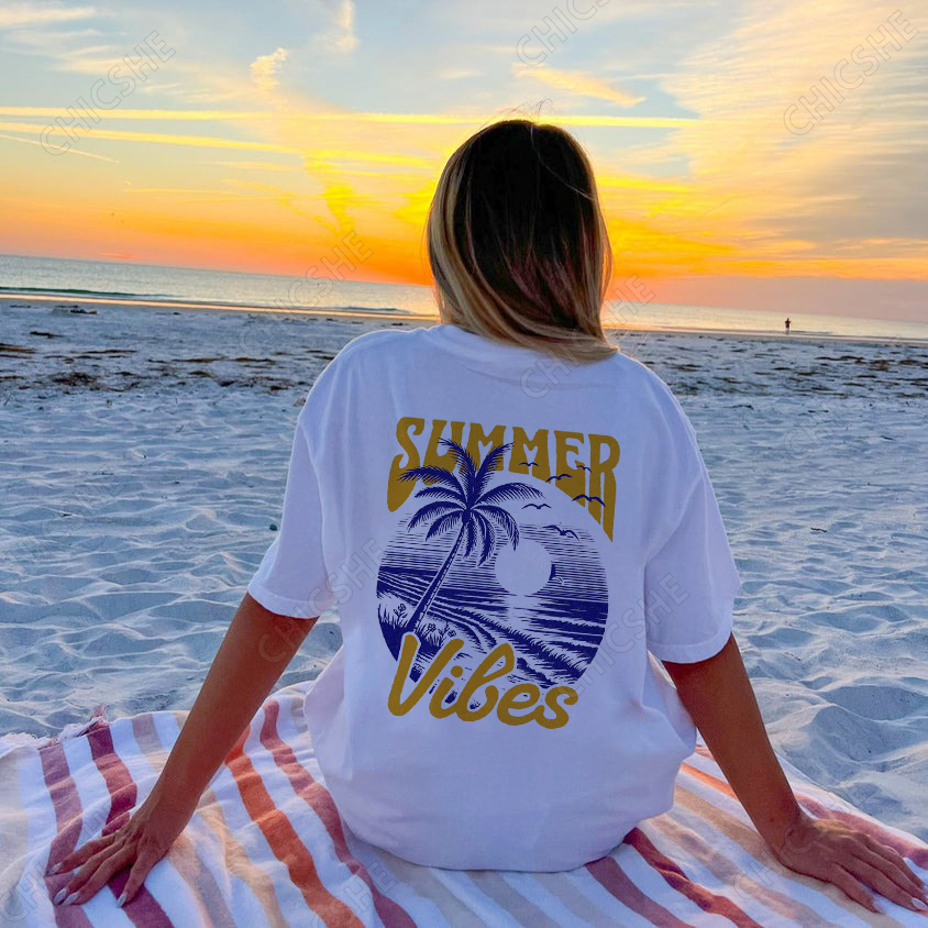 Summer Back Print T-Shirt