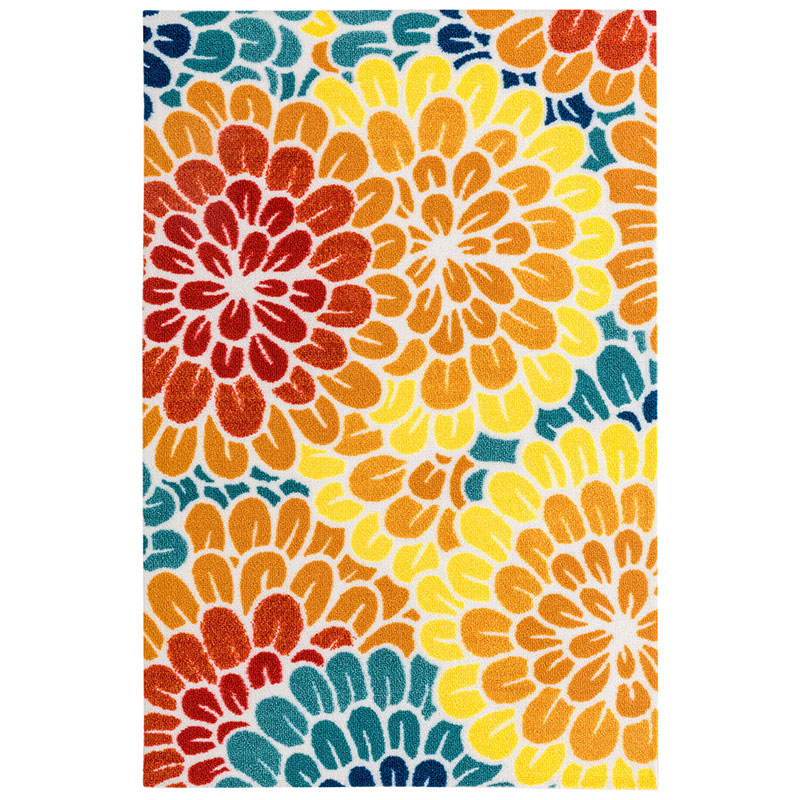Sunny Outdoor Multicolored Large Area Rug 