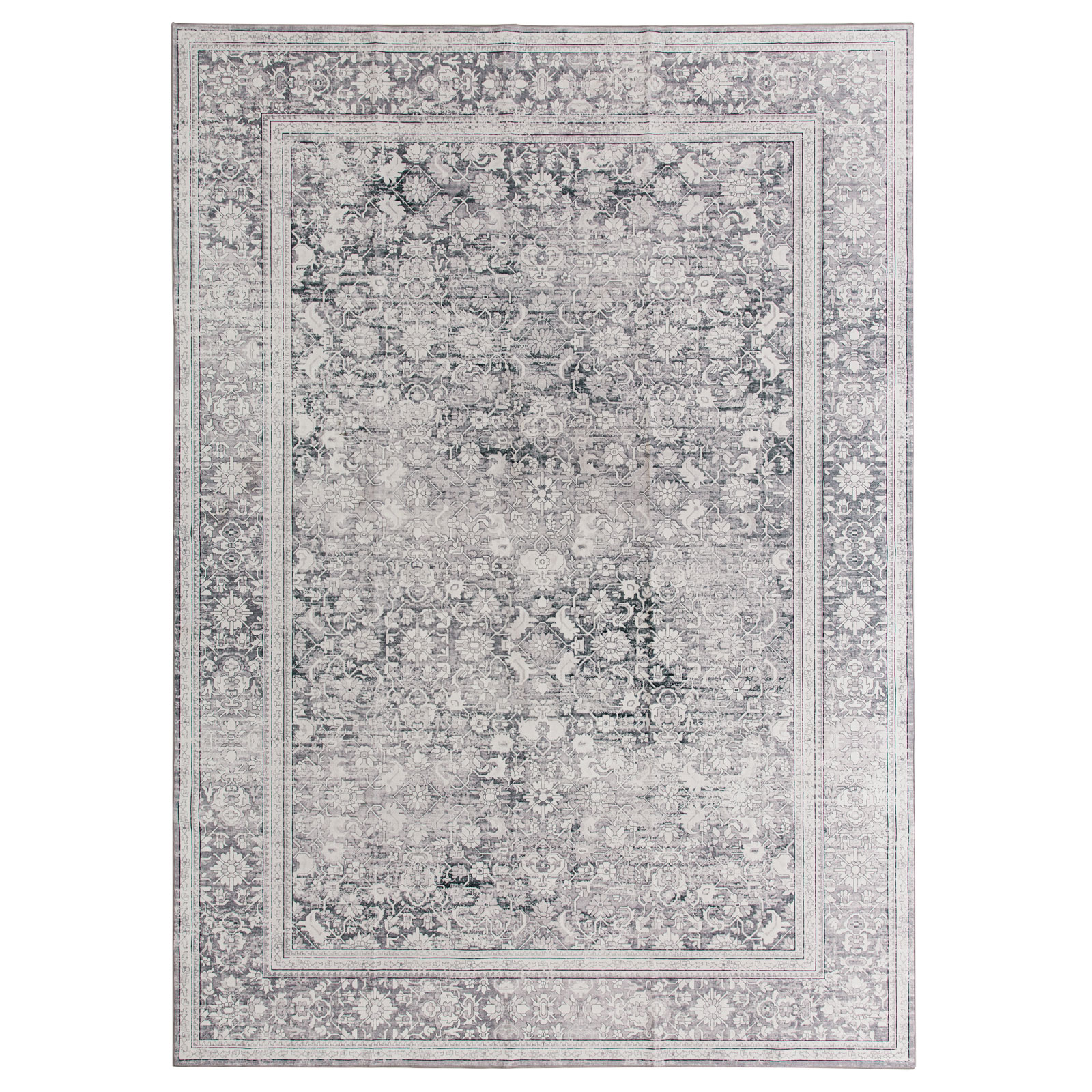 Cynthia Machine Washable Vintage Distressed Soft Foldable Area Rug