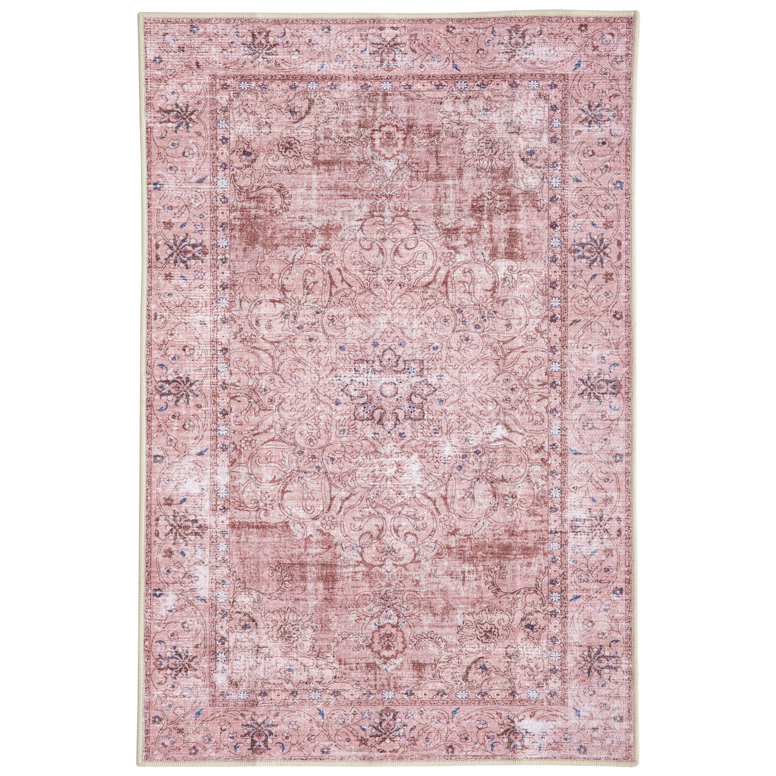 Kaylee Machine Washable and Foldable Vintage Area Rug