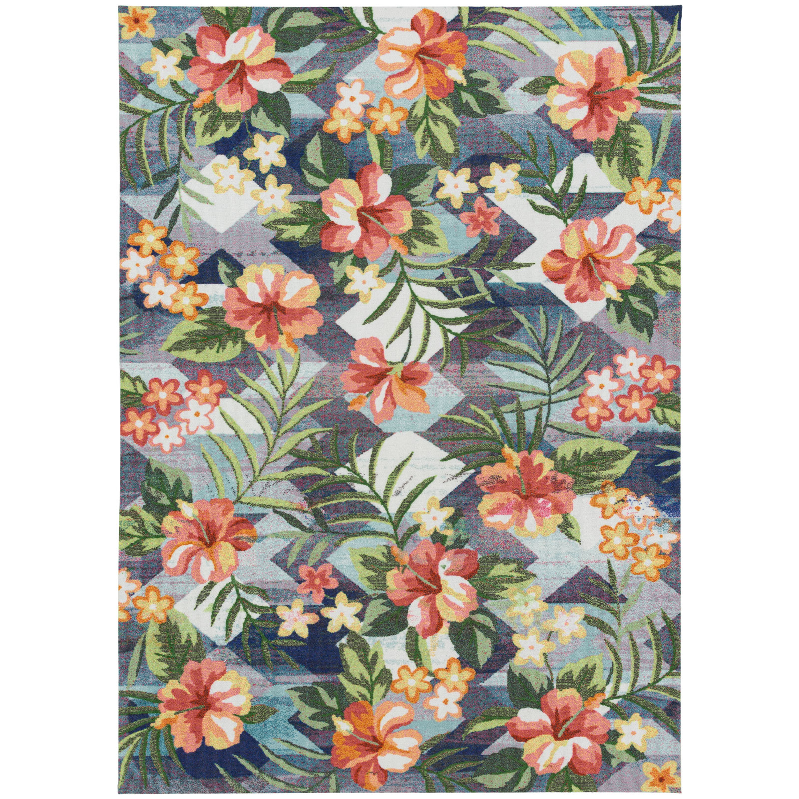 Sunny Outdoor Multicolored Large Area Rug 