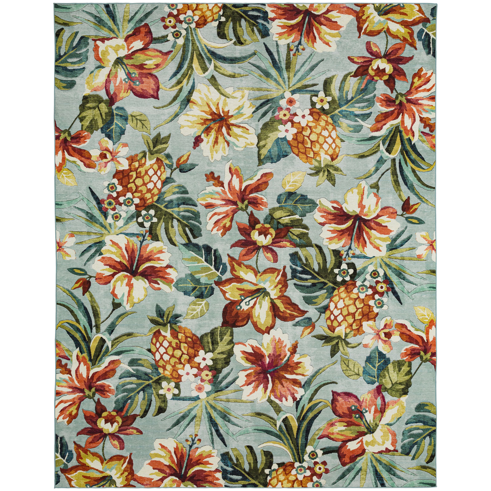 Blossom Outdoor Modern Floral Area Rug