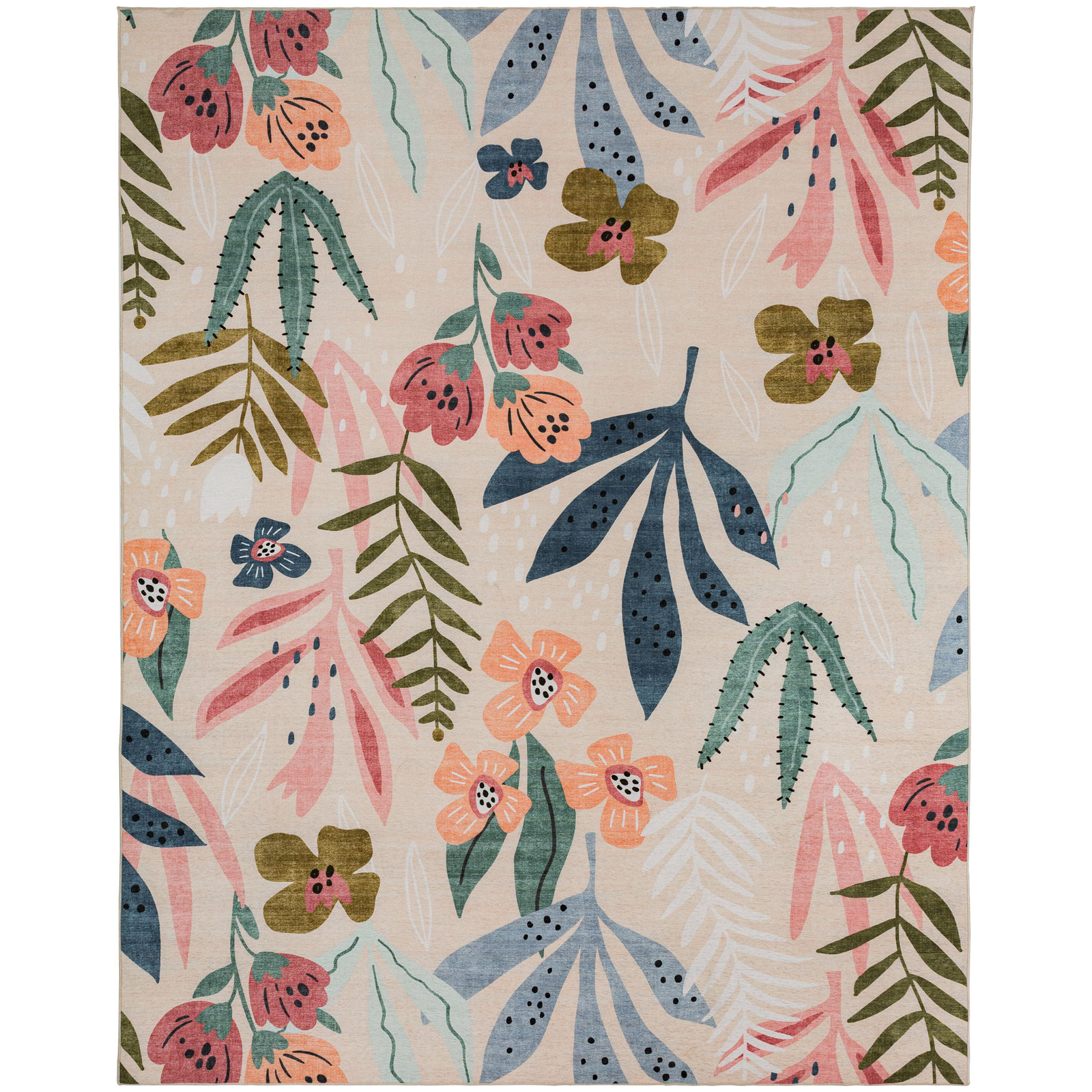 Blossom Outdoor Modern Floral Area Rug
