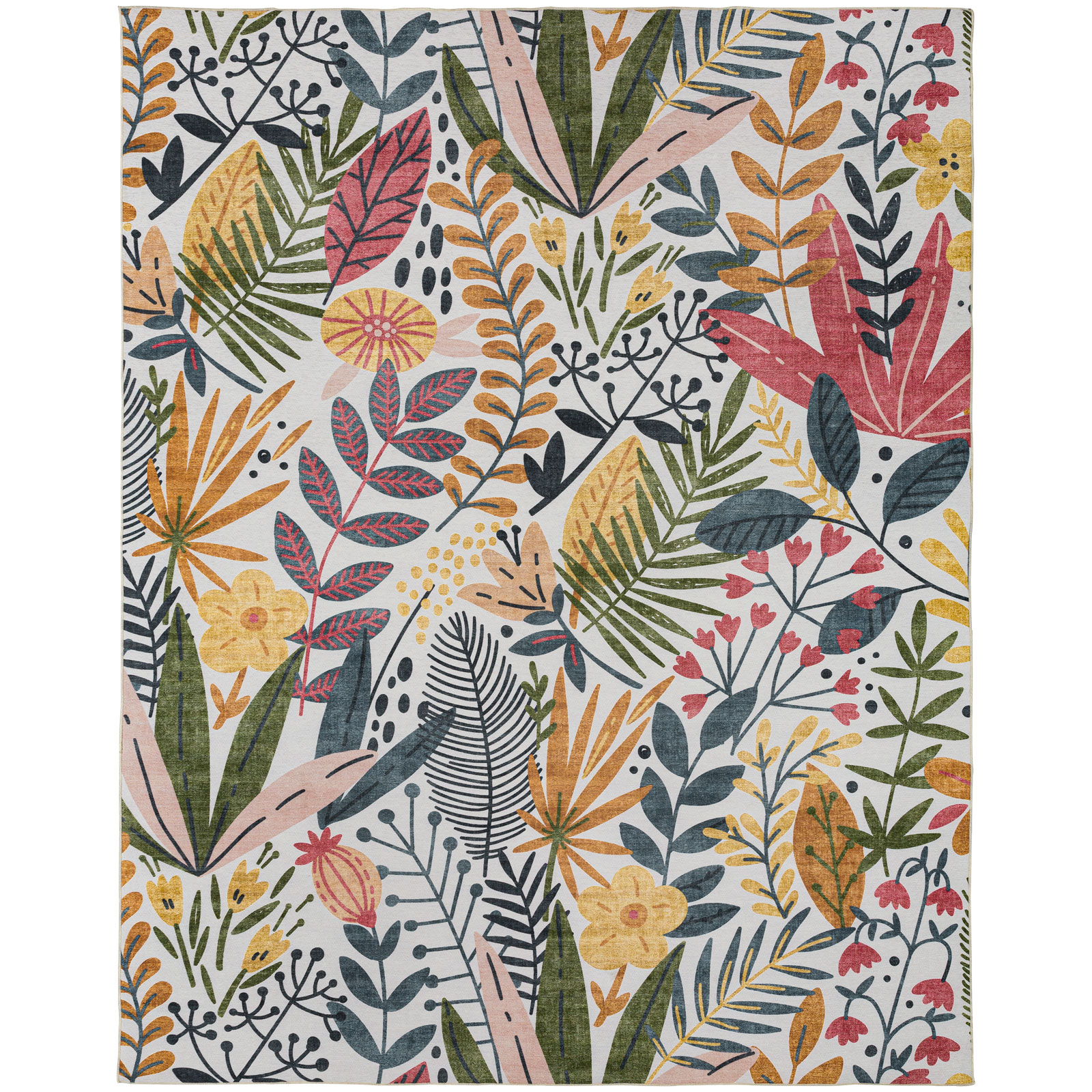 Blossom Outdoor Modern Floral Area Rug