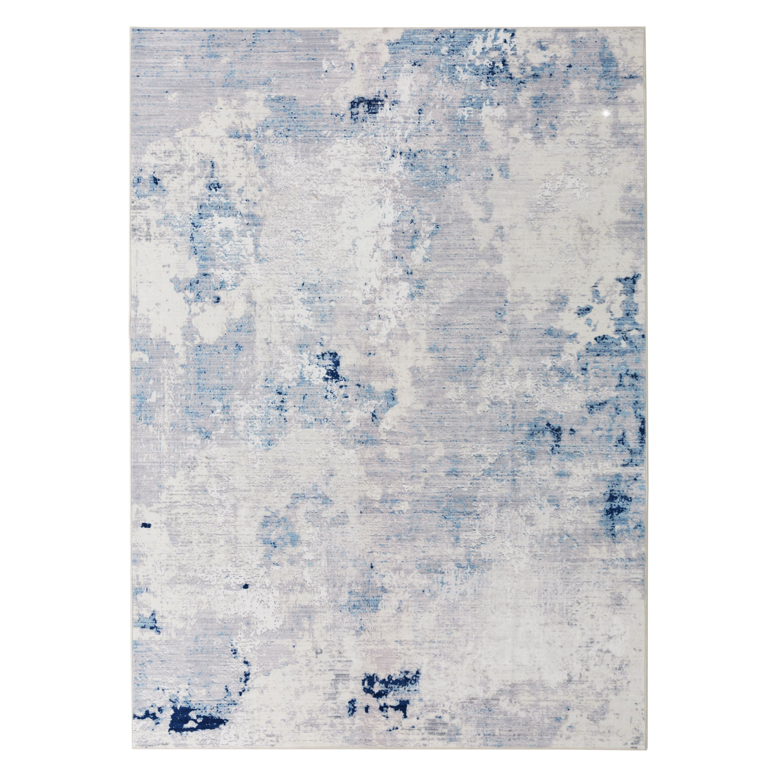 Halona Machine Washable Soft Plush Modern Abstract Non-slip Foldable Rug