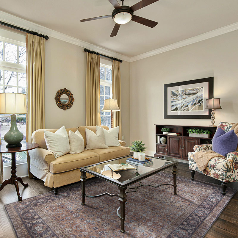 Amya Machine Washable and Foldable Vintage Floral Pattern Area Rug Brown