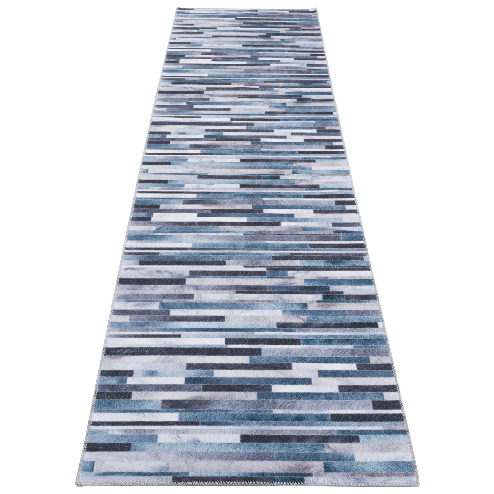  Petrichor Machine Washable Modern Geometric Area Rug