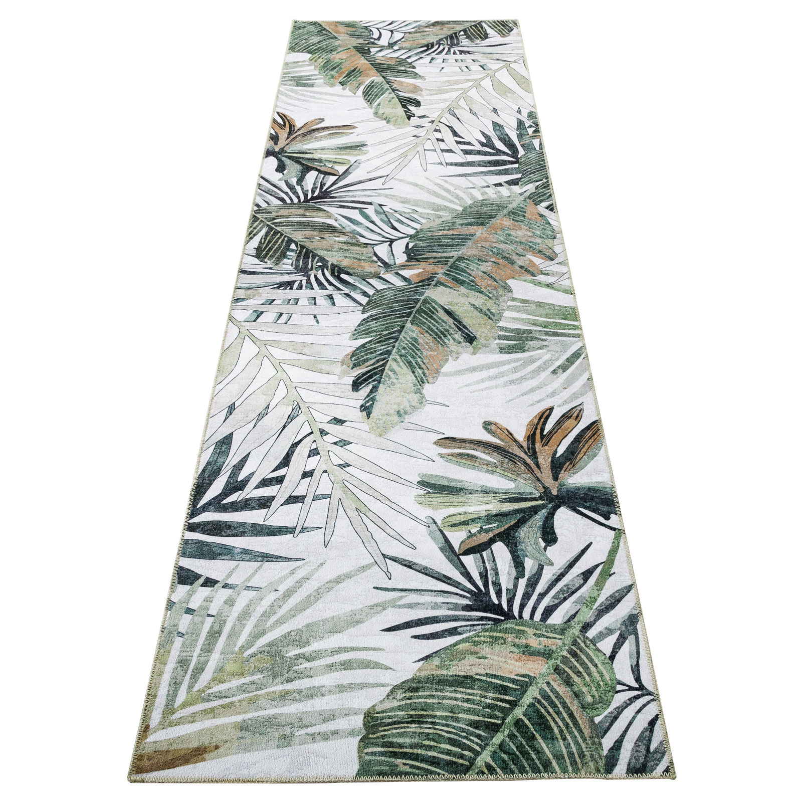 Janisa Machine Washable Modern Floral Non Slip Area Rug