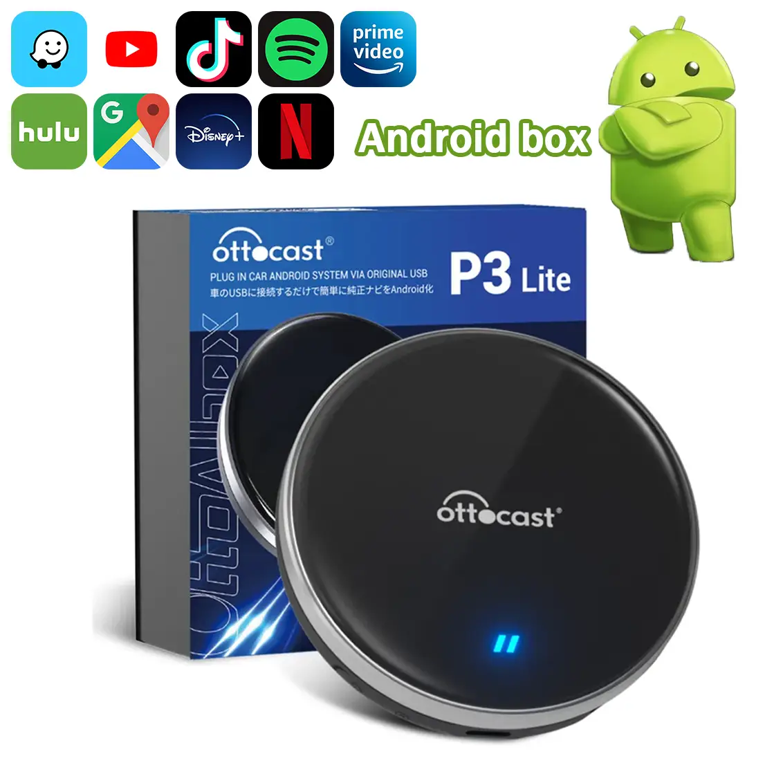 P3 Lite AiBox with full Android sysytem | Support downloading any APP P3 Lite AiBox with full Android sysytem | Support downloading any APP