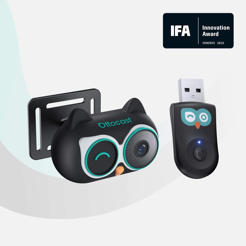 CABIN CARE Wireeless CarPlay Adapter with Real Seat monitor