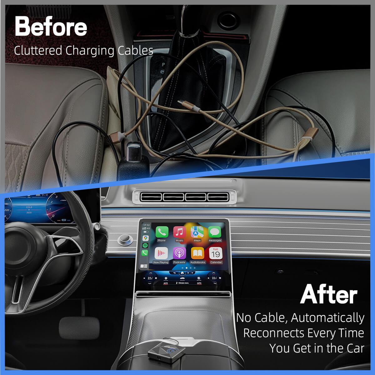 New U2AIR Pro GEN2 CarPlay Wireless Adapter