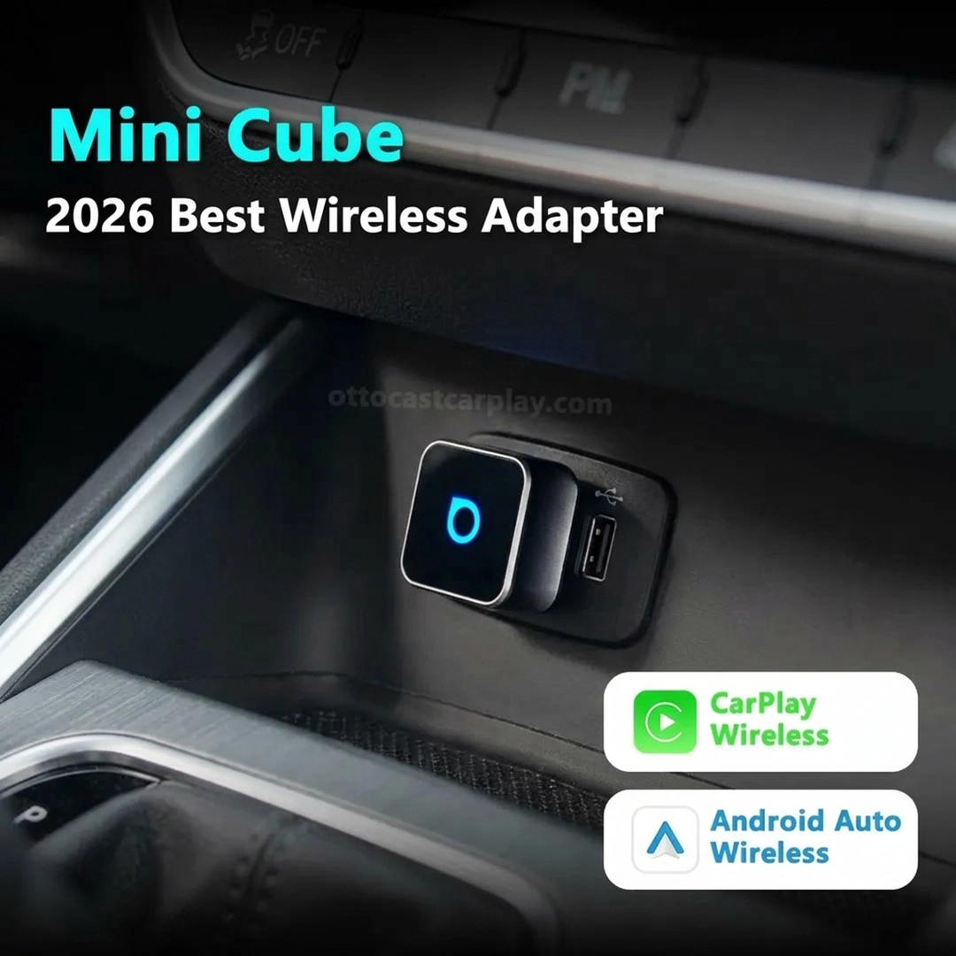 CarPlay Android Auto Wireless  Adapter - Mini 3.0 Ultra Cube