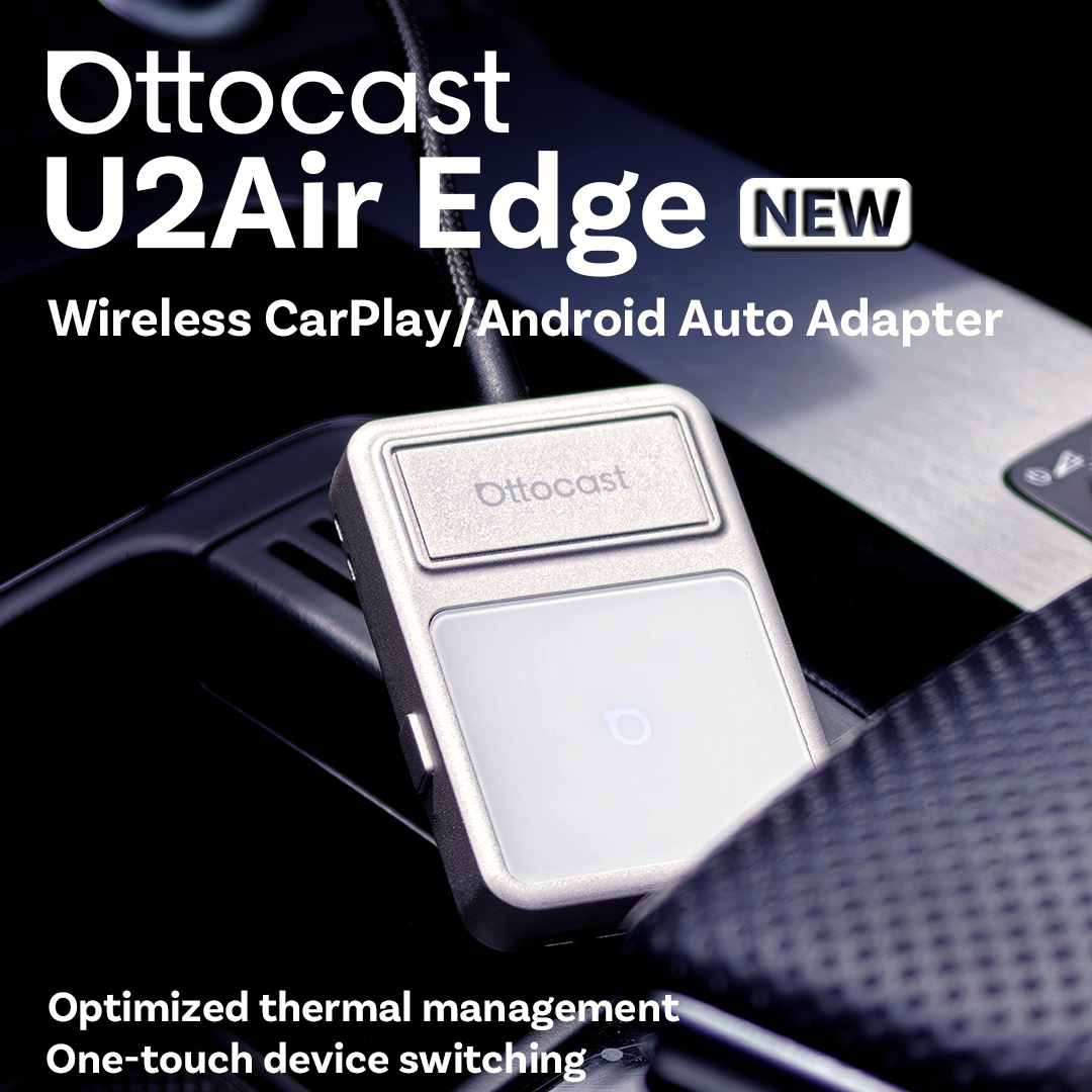 U2Air Edge Wireless CarPlay/Android Auto 2-IN-1 Quick-Switch Adapter