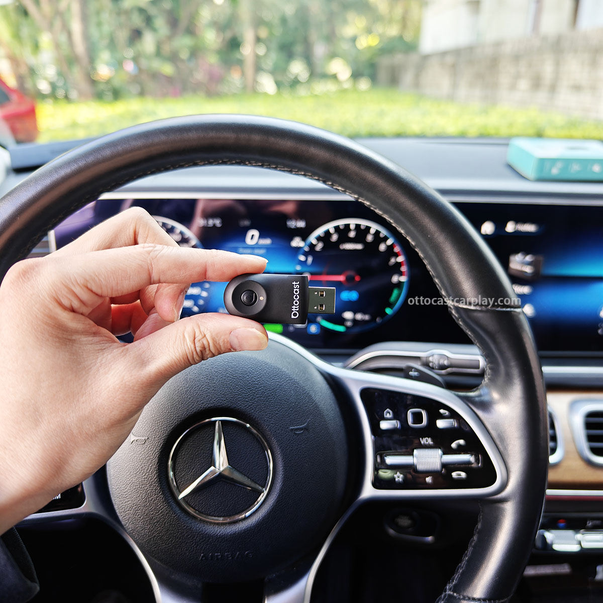 (Early Brid Price Save 40%) 2025 Ottocast Mini wireless CarPlay Android Auto Adapter
