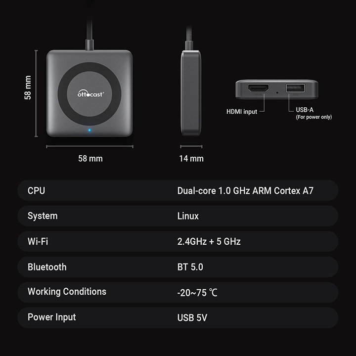 Car TV Mate Ⅱ - HDMl Multimedia & Wireless CarPlay Adapter