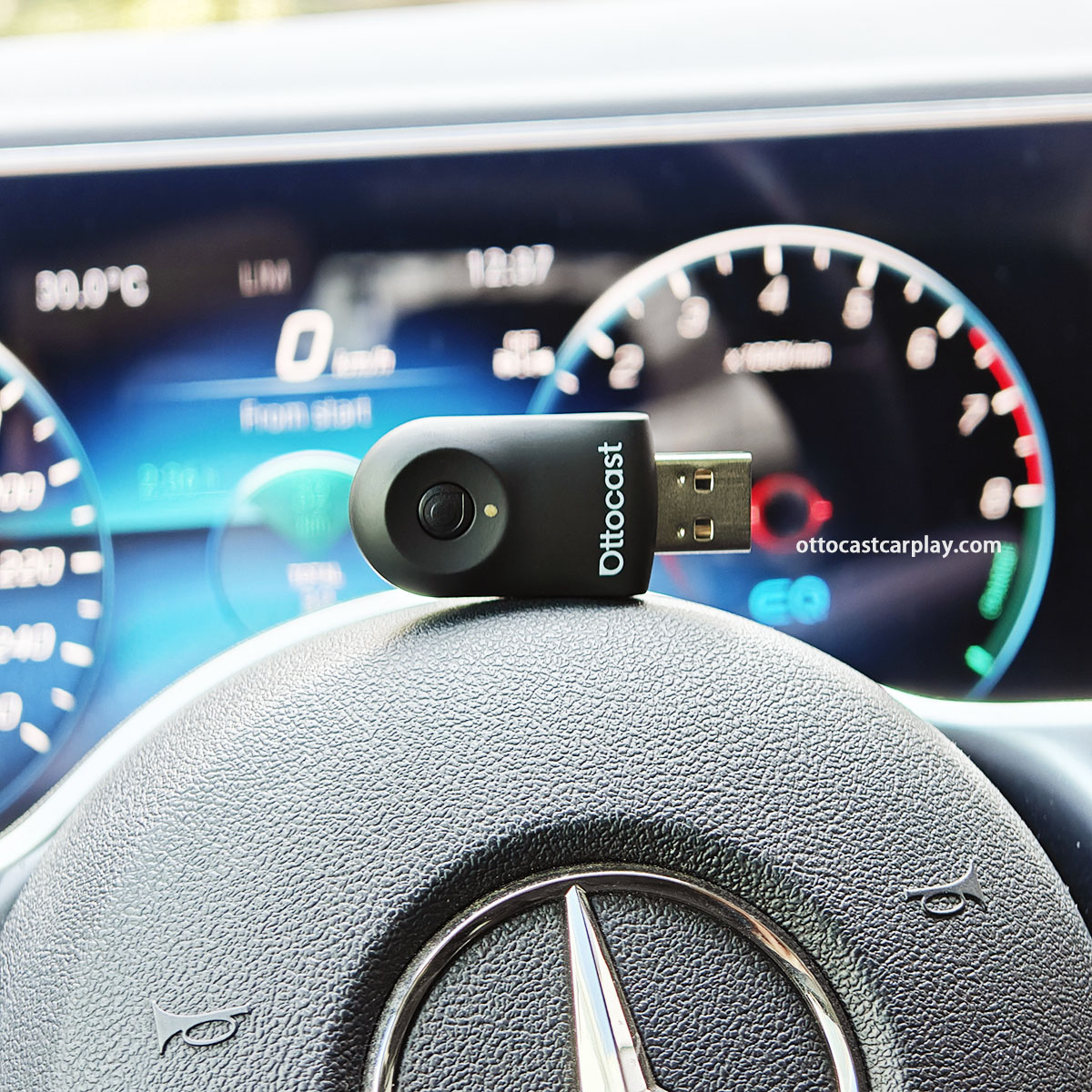 (Early Brid Price Save 40%) 2025 Ottocast Mini wireless CarPlay Android Auto Adapter