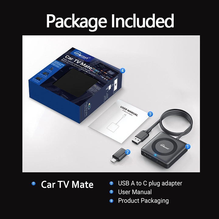 Car TV Mate Ⅱ - HDMl Multimedia & Wireless CarPlay Adapter