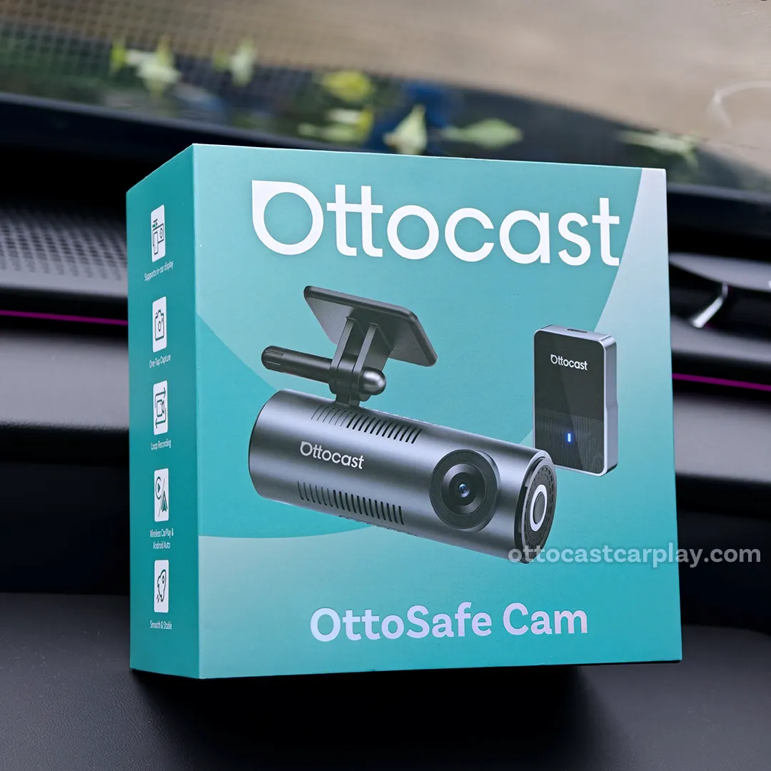 Ottosafe Cam® CarPlay Dash Cam Rear Cam 3-in-1 Set