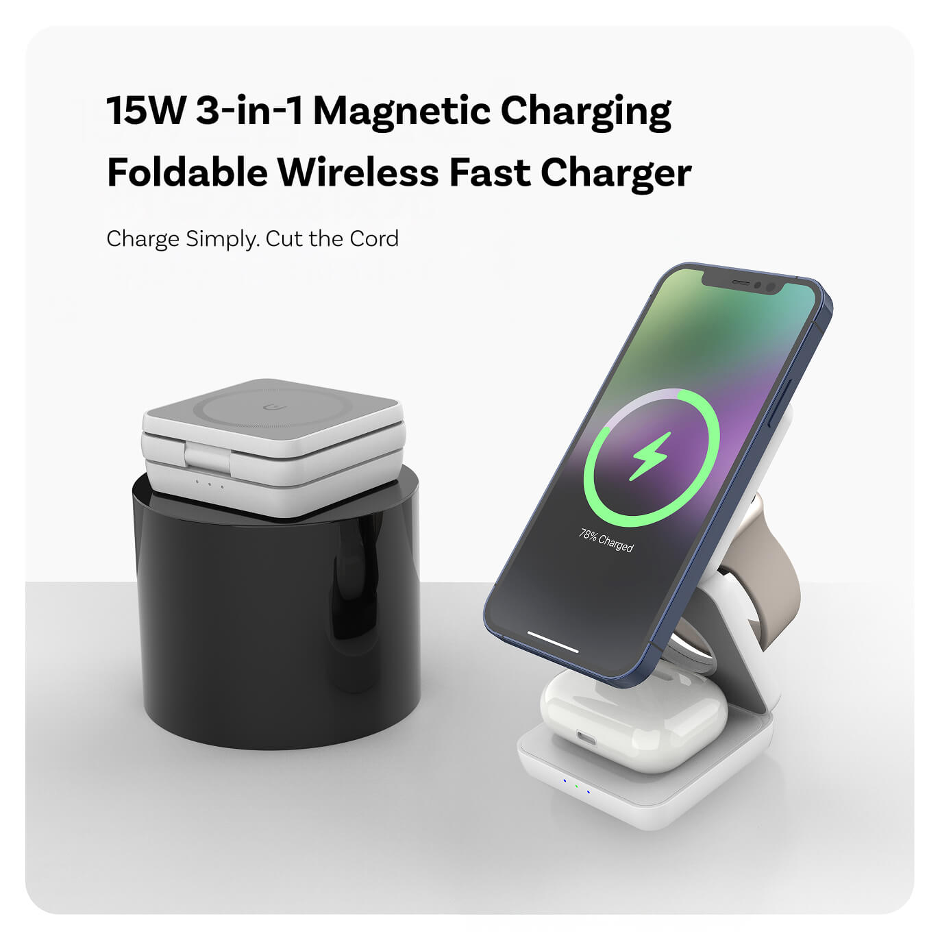 Magnetic Wireless Charging Station