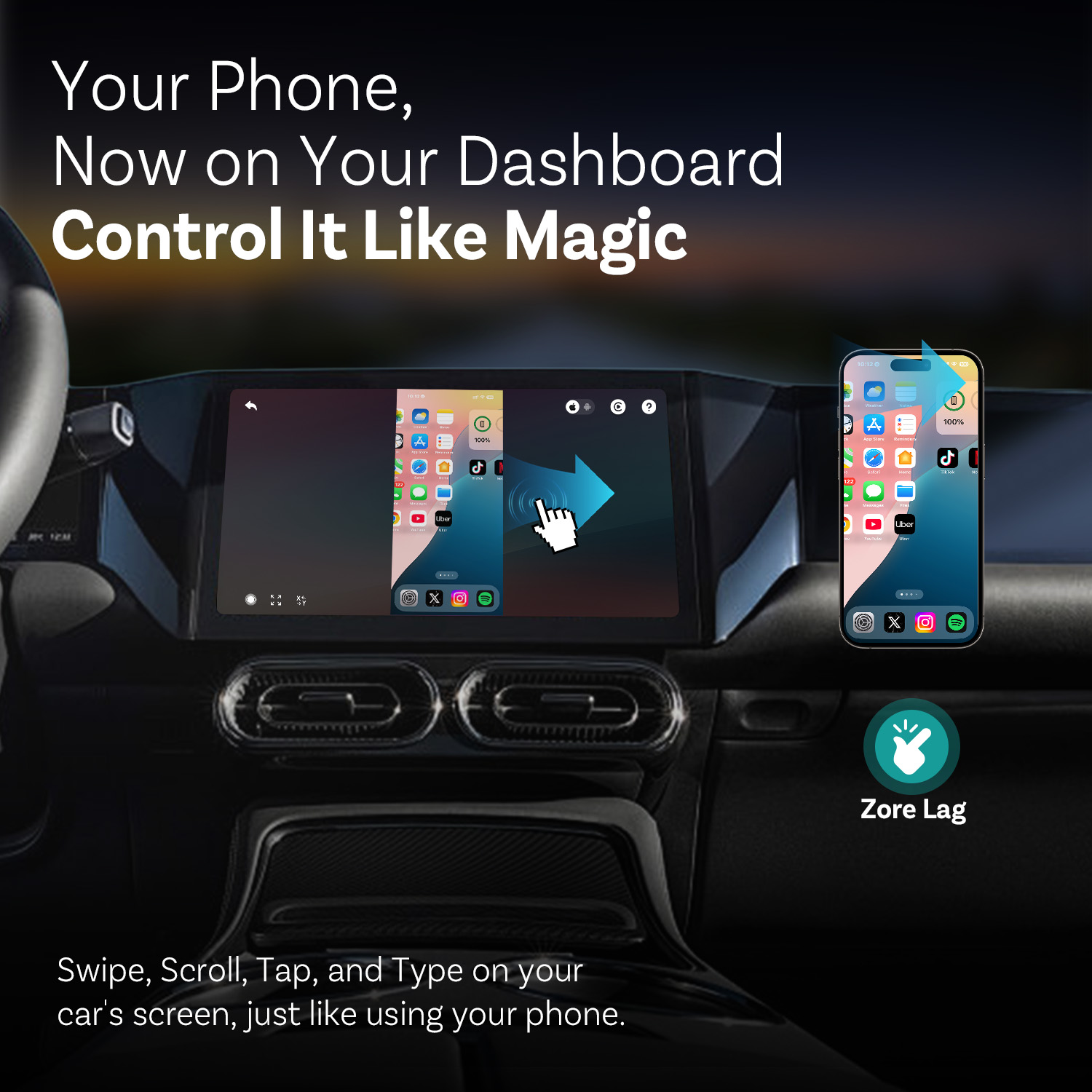 2025 オットキャスト OTTOCAST Mirror Touch Amazon.co.jp: オットキャスト 公式 OTTOCAST Mirror Touch 2025