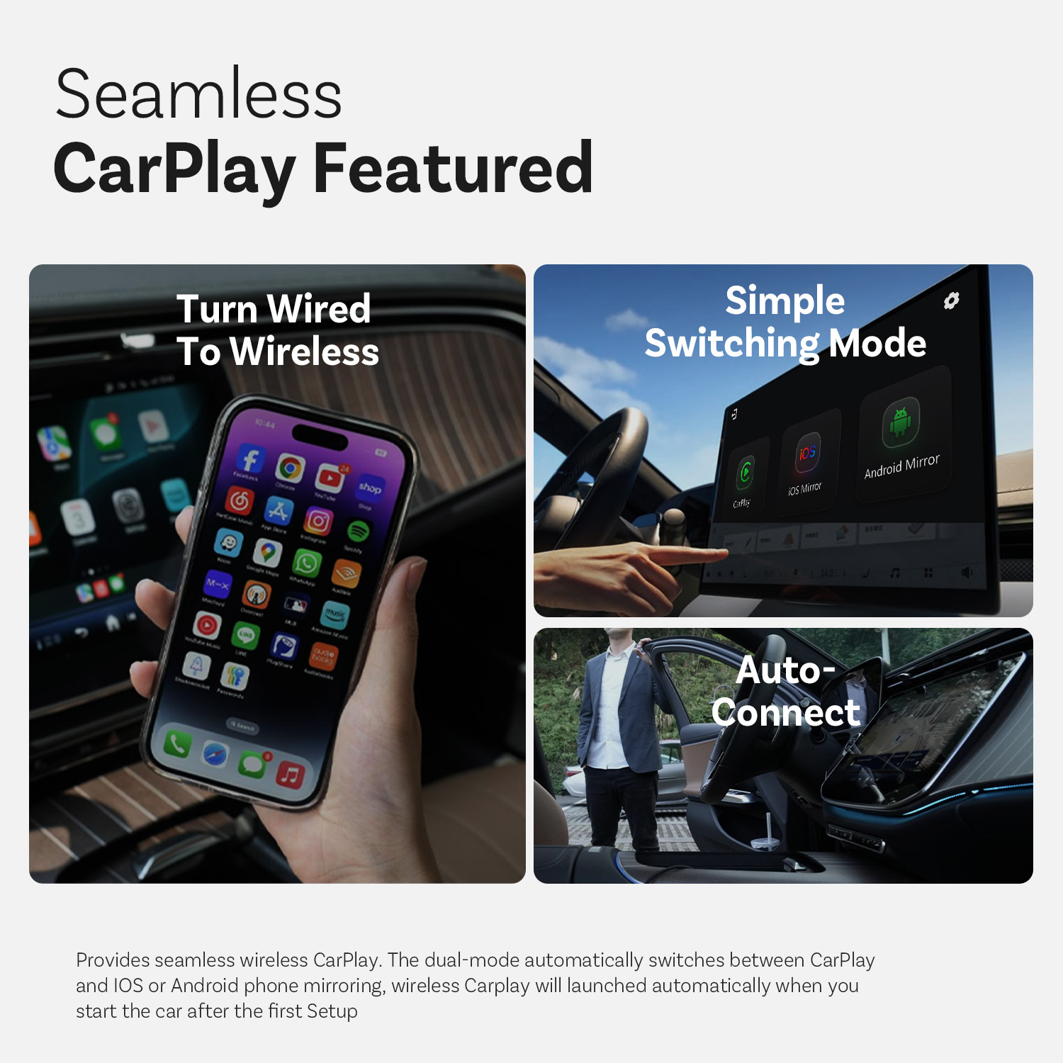 【新品未使用】Ottocast Mirror Touch 2025年新型 2025 Ottocast Mirror Touch