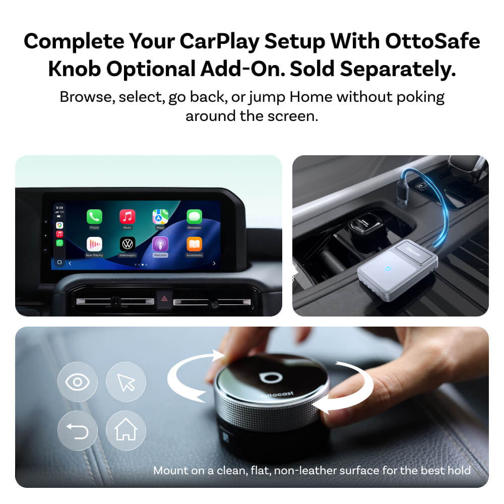 Ottosafe Knob CarPlay Controller (Compatible with Mini Series)