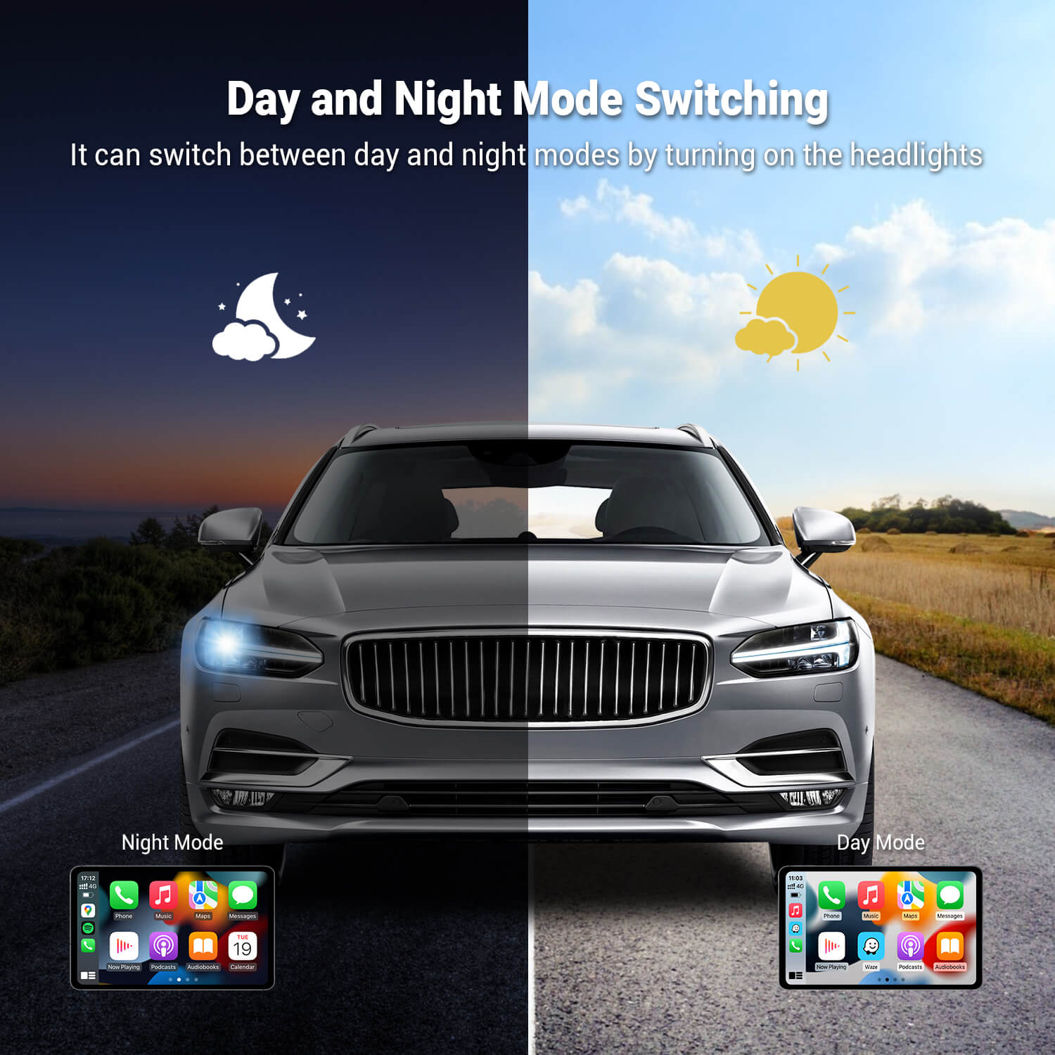 2 in 1 The Smart Wireless CarPlay/Android Auto Link