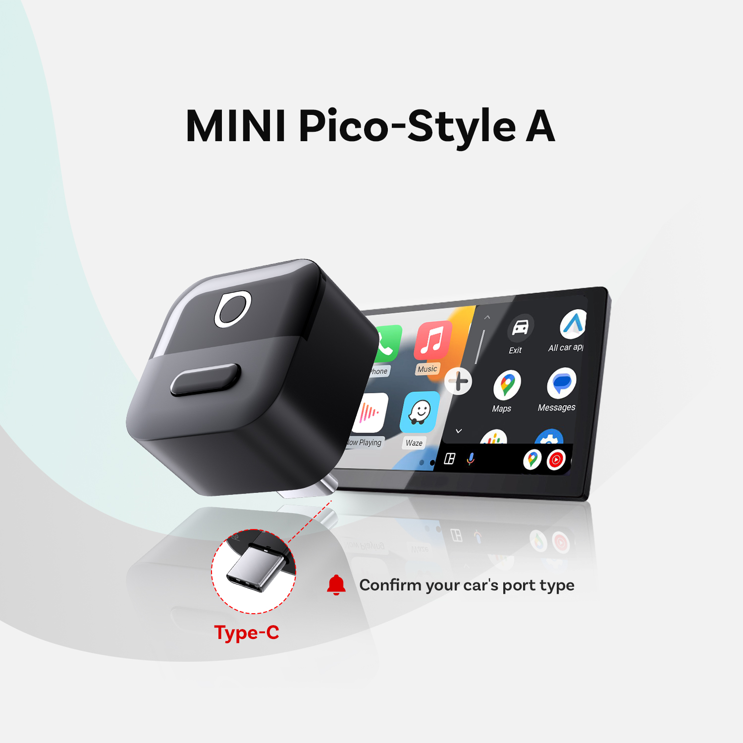 Ottocast Mini Pico Wireless CarPlay/Android Auto Adapter