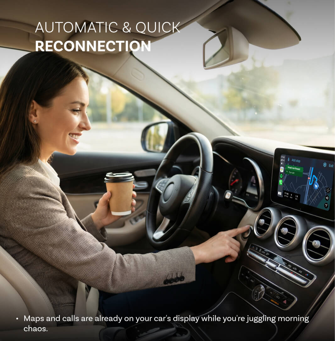 Ottocast Mini AURA Wireless CarPlay/Android Auto Adapter