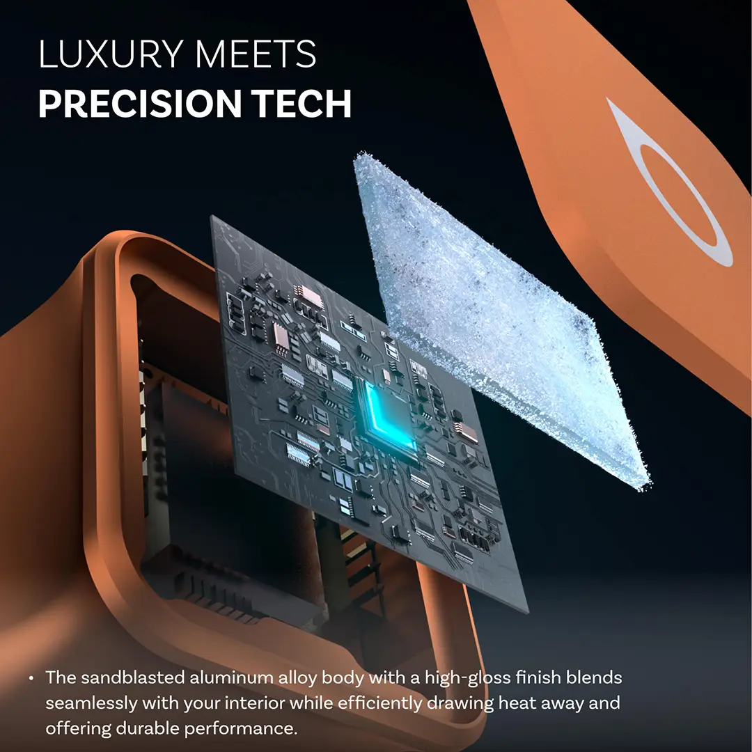 Ottocast mini cube 3.0 Adapter - Cosmic Orange