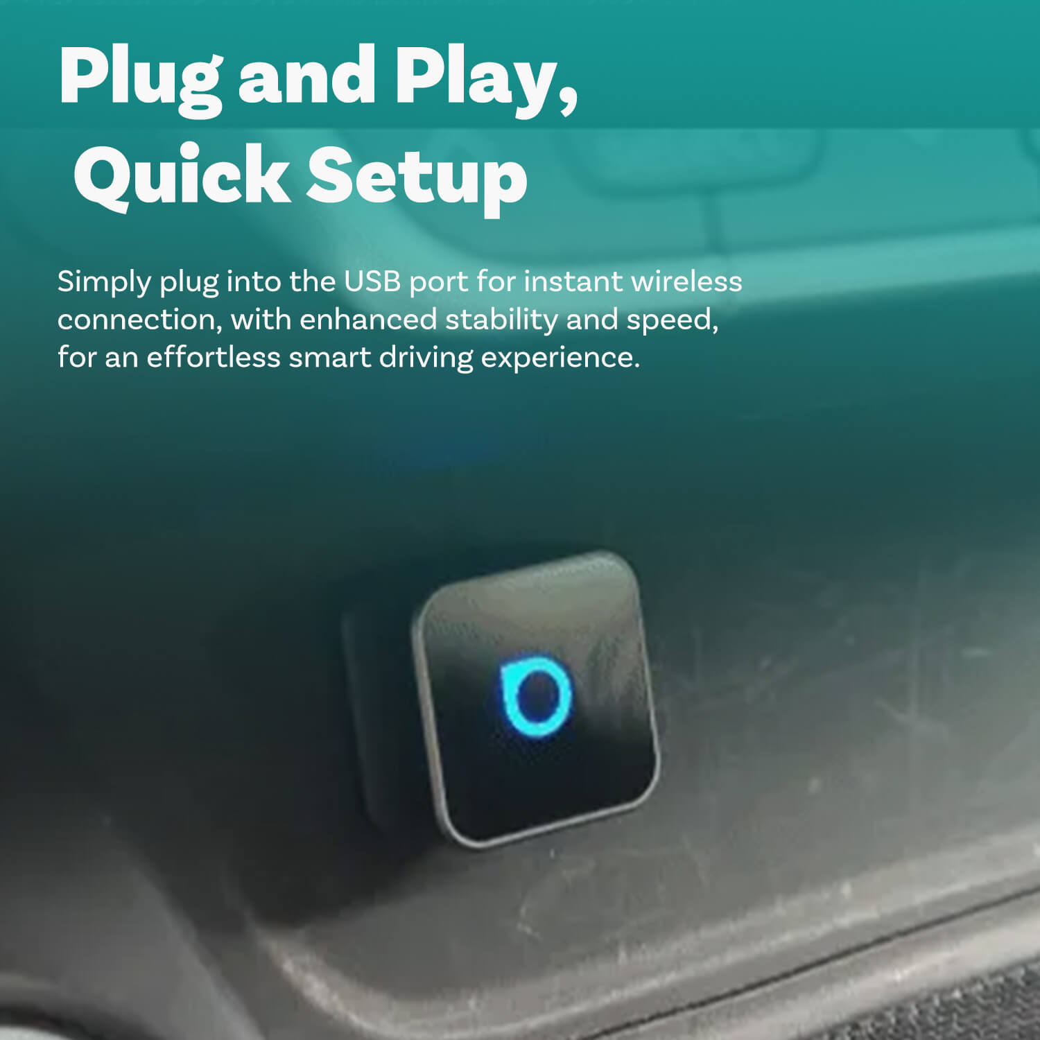 Ottocast Mini Cube 3.0 Wireless CarPlay/Android Auto Adapter