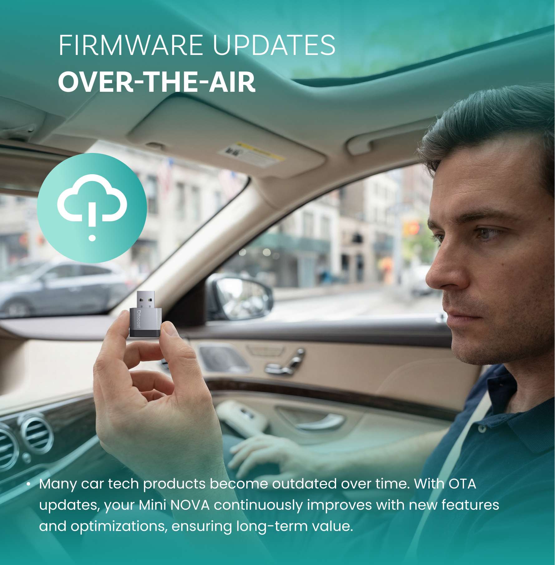 New Ottocast Mini NOVA Wireless CarPlay/Android Auto Adapter