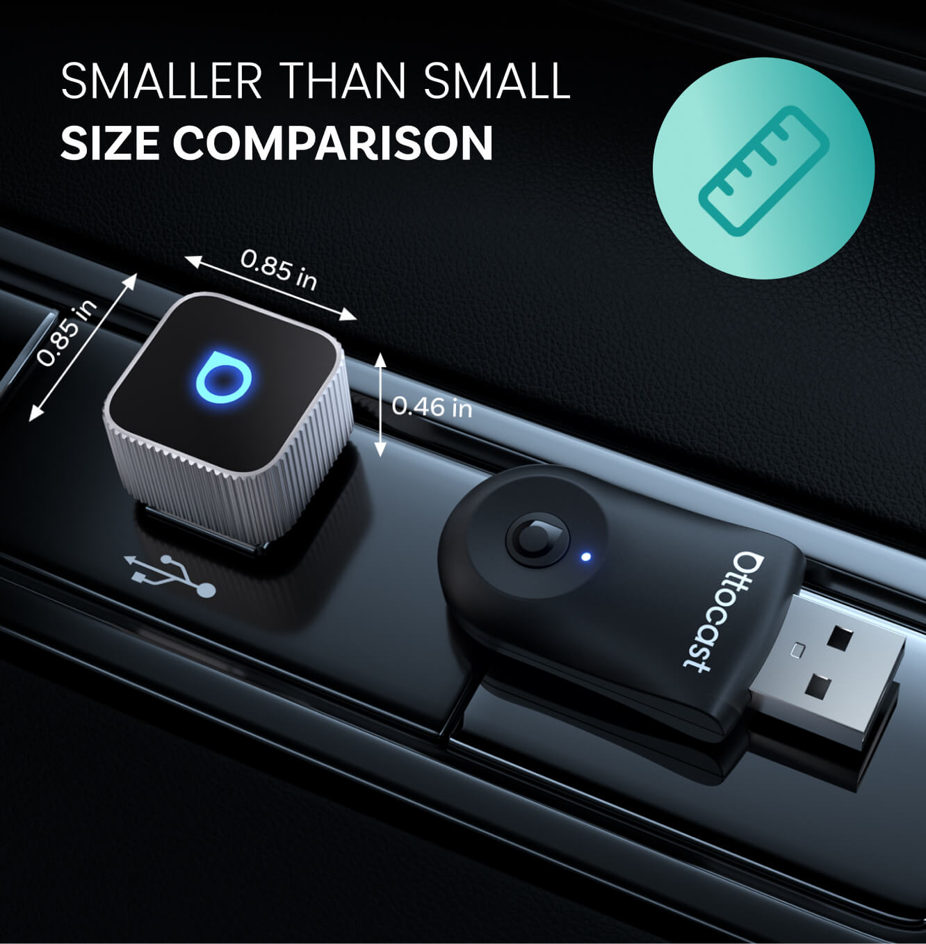 Ottocast Mini 3.0 Wireless CarPlay/Android Auto Adapter