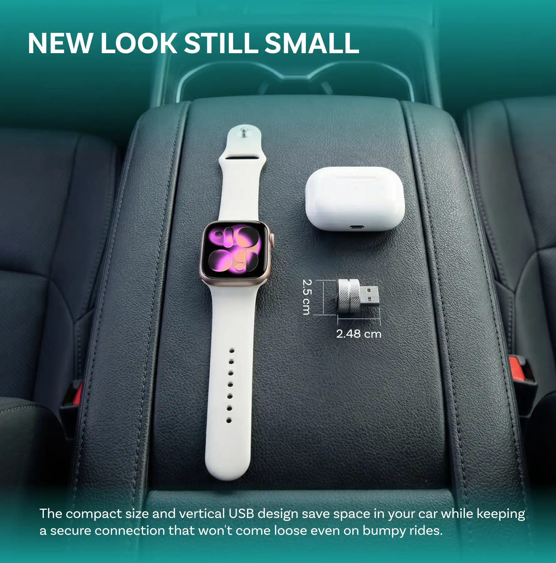 Ottocast Mini Tube Wireless CarPlay/Android Auto Adapter